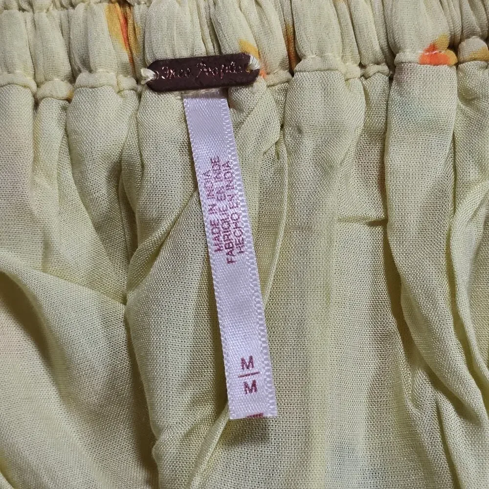 NWT Free People Morning Mist Maxi Set Womens M $228 Boho Festival Cottagecore